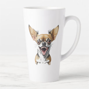 ウザいチワワ 面白い犬 カフェラテマグ