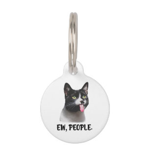 ウザい人々 かわいい猫のミーム ペット ネームタグ
