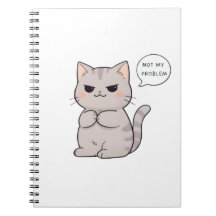 ウザくない猫 "私の問題じゃない" おもしろデザイン