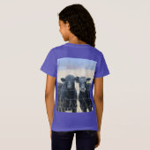 ウシの傍観者Tシャツ Tシャツ (裏面フル)