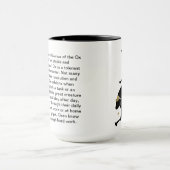 ウシの年-中国のな(占星術の)十二宮図 マグカップ (中央)