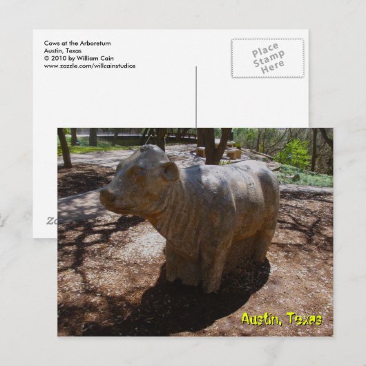 ウシの森 ポストカード (正面/裏面)