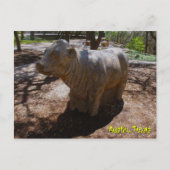 ウシの森 ポストカード (正面)