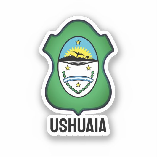 ウシュアイアの紋章 – アルゼンチン シール (正面)