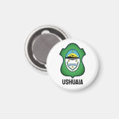 ウシュアイアの紋章 – アルゼンチン マグネット (正面/裏面)