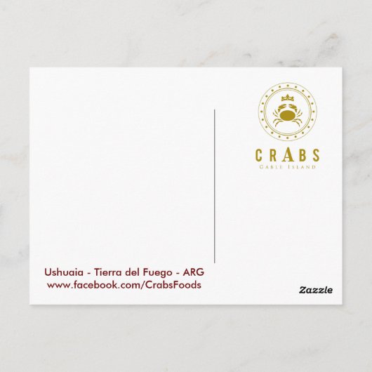 ウシュアイアティエラデルフエゴ ポストカード (裏面)