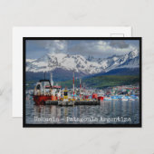 ウシュアイアパタゴニアアルゼンチンポストカード ポストカード (正面/裏面)