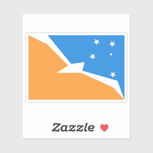 ウシュアイア国旗 シール (シート)