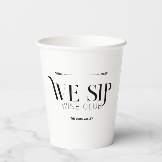 ウスィブインクラブカスタムクレストエレガント 紙コップ (裏面)