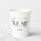 ウスィブインクラブカスタムクレストエレガント 紙コップ (正面)