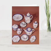 ウスターのモノグラムのな茶サービスの一部分 ノートカード (正面)