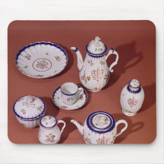 ウスターのモノグラムのな茶サービスの一部分 マウスパッド (正面)