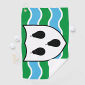 ウスターシャー州旗 ゴルフタオル (インサイチュ)