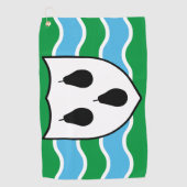 ウスターシャー州旗 ゴルフタオル (正面)