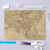 ウスター著アジアの地図 薄葉紙 (クラフト)