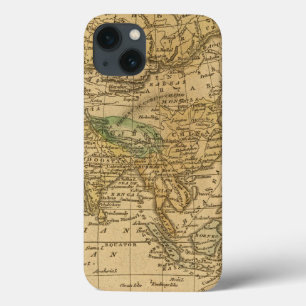 ウスター著アジアの地図 iPhone 13ケース