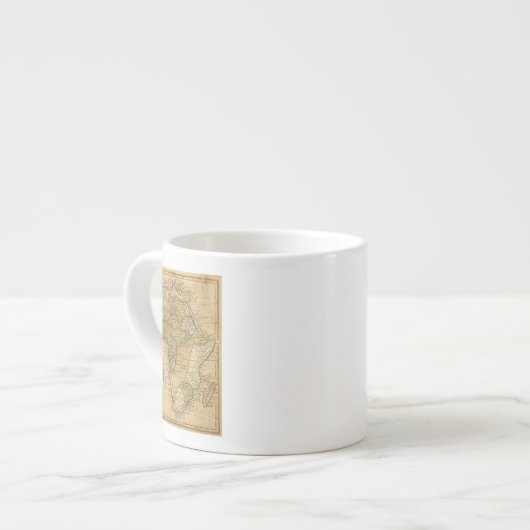 ウスター著アフリカの地図 エスプレッソカップ (正面左)