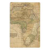 ウスター著アフリカの地図 ミニクリップボード (裏面)