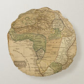 ウスター著アフリカの地図 ラウンドクッション (裏面)