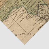 ウスター著アフリカの地図 薄葉紙 (詳細)