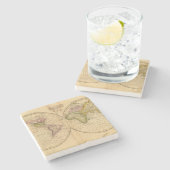 ウスター著世界 ストーンコースター (横)