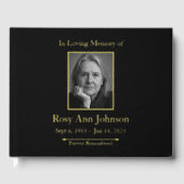 ウストムсホイル葬儀記念ゲストブック ゲストブック (正面)