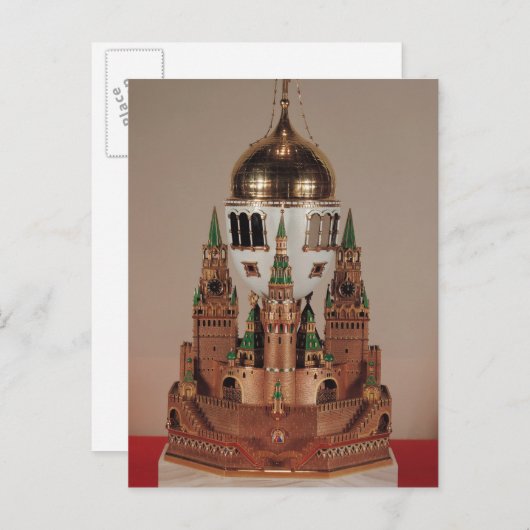 ウスペンスキーの型枠の復活卵 シーズンポストカード (正面/裏面)