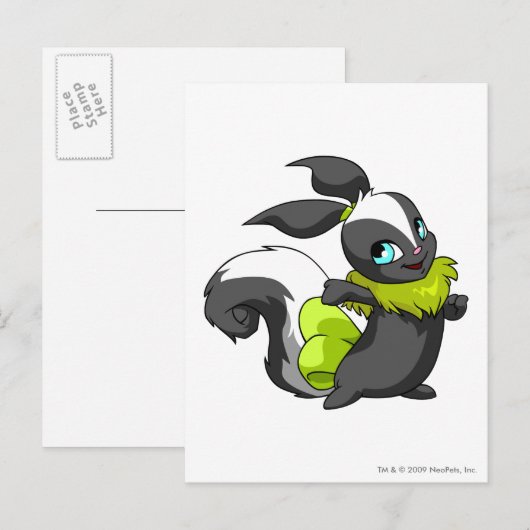 ウスルスカンク ポストカード (正面/裏面)