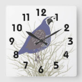 ウズイルウォールクロック スクエア壁時計 (正面)