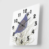 ウズイルウォールクロック スクエア壁時計 (傾斜)