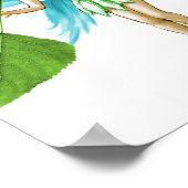 ウズキー《植物》アスペンツリーフェアリー保持リーフ ポスター (角)