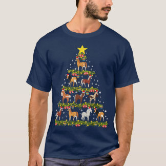 ウズクリスマスツリーホースクリスマスオーナメント Tシャツ
