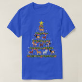 ウズクリスマスツリーホースクリスマスオーナメントTシャツ Tシャツ (デザイン正面)