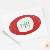 ウズシールの玉座 楕円形シール (封筒)