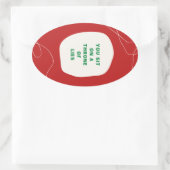 ウズシールの玉座 楕円形シール (バッグ)