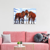 ウズスタンドオンビーチキャンバスプリント キャンバスプリント (インサイチュ (リビング))