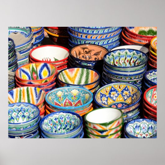 ウズベキスタンのお土産 ポスター (正面)