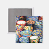 ウズベキスタンのお土産 マグネット (正面/裏面)