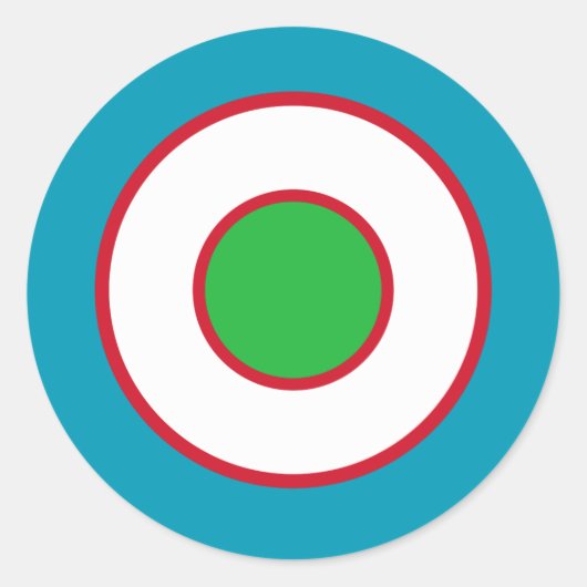 ウズベキスタンの国軍丸のシンボルサークル軍 ラウンドシール (正面)