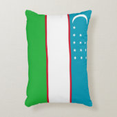 ウズベキスタン国旗 アクセントクッション (正面(垂直))