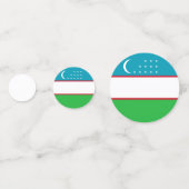 ウズベキスタン国旗 コンフェッティ (裏面)