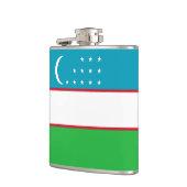 ウズベキスタン国旗 フラスク (左)