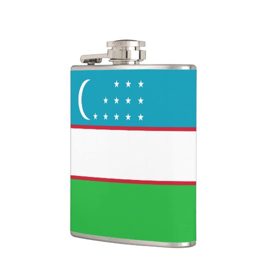 ウズベキスタン国旗 フラスク (左)