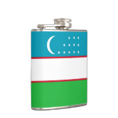 ウズベキスタン国旗 フラスク (右)