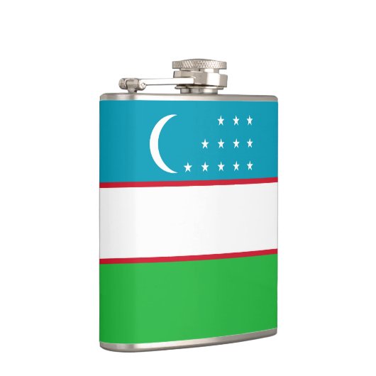 ウズベキスタン国旗 フラスク (右)