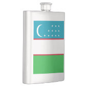 ウズベキスタン国旗 フラスク (右)