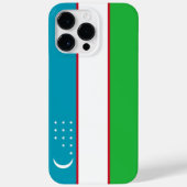 ウズベキスタン国旗 Case-Mate iPhoneケース (裏面)