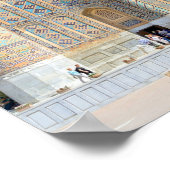 ウズベキスタン、サマルカンドのシェールドー・マドラサ ポスター (角)