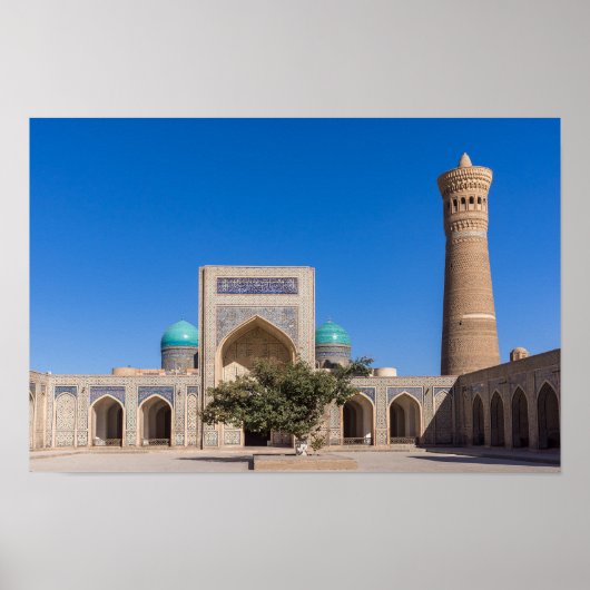 ウズベキスタン，ブハラ語 – ポー・イ・カリヤン ポスター (正面)