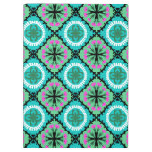 ウズベク族およびカザフスタン人のモチーフのSuzaniパターン クリップボード (裏面)